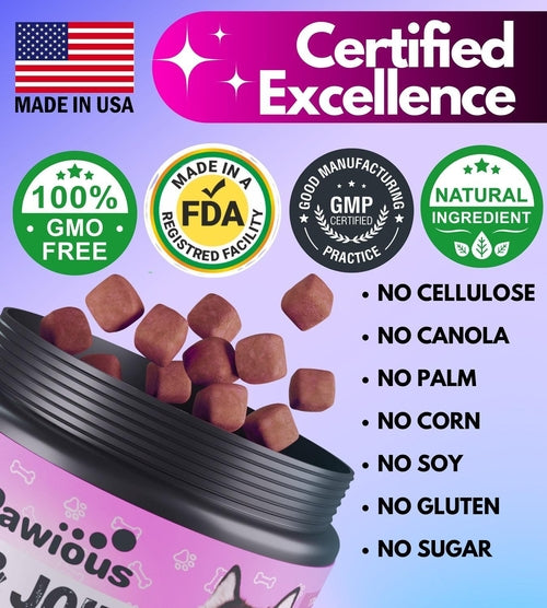 Dog Multivitamin Chewable with Glucosamine 16 in 1 Dog Vitamins and